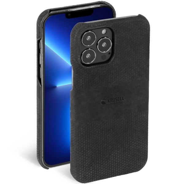Krusell Nahkakotelo iPhone 13 Pro Musta Svart