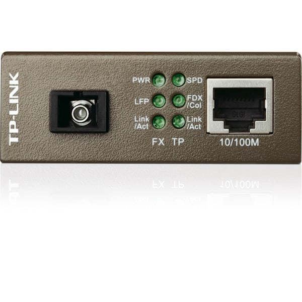 TP-LINK mediamuunnin kuitu SC singlemode - RJ45, 10/100Mbps, 20km