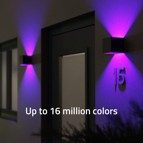 Hombli Smart Væglampe Udendørs RGB CCT Sort