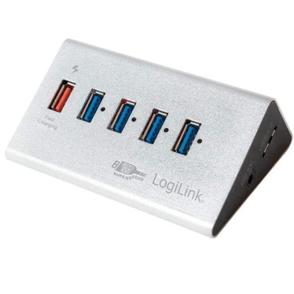 LogiLink USB 3.0-hub 4+1 fast charge (UA0227)