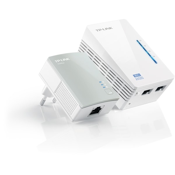 TP-LINK AV500 WiFi Powerline Extender Starter Kit, to enheder, 500Mbps