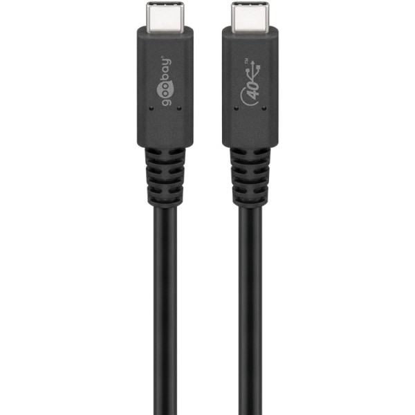 Goobay USB-C™-kabel USB4™ Gen 3x2, 1 m USB-C™-kontakt > USB-C™-k