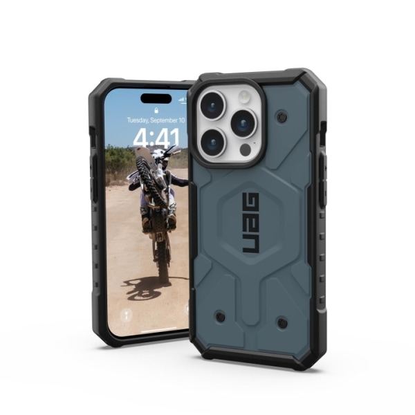 Urban Armor Gear iPhone 15 Pro Pathfinder Magsafe - Pilvensininen Blå