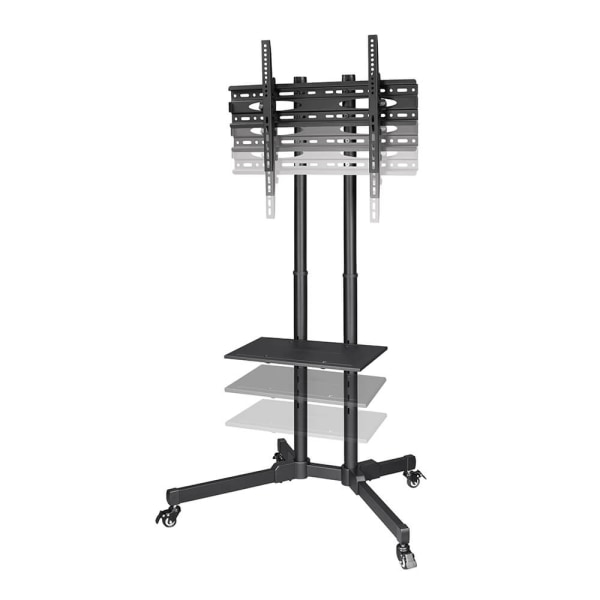 Hama TV-stand Trolley up to 75"  VESA 600x400 Black