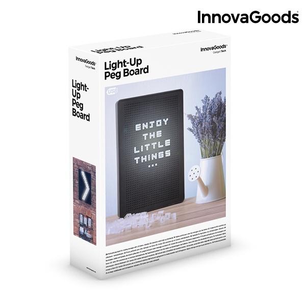 InnovaGoods Light-Up Peg Board