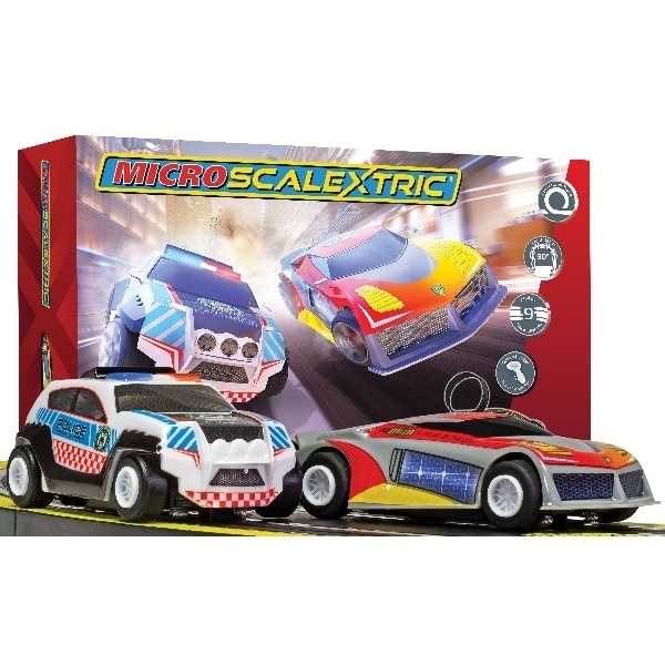 SCALEXTRIC Micro Scalextric Law Enforcer Mains Powered Race S