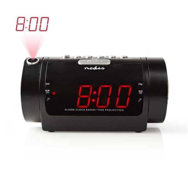 Alarm Klockradio LED Svart