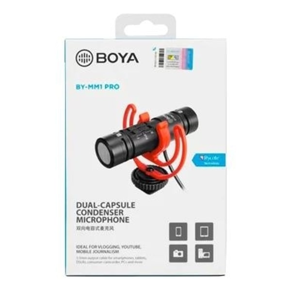 Boya Dual-capsule Mini Shotgun Microphone