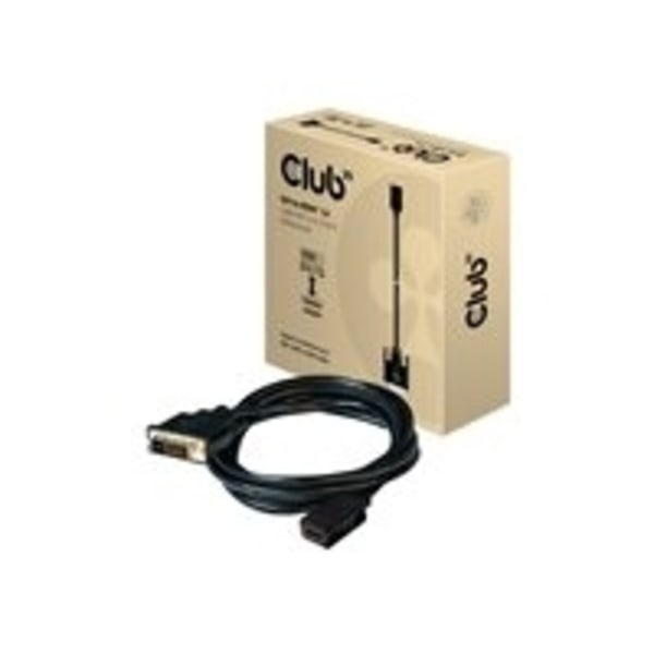 CLUB3D DVI to HDMI 1.4 Cable M/F 2m/6.56ft Bidirectional