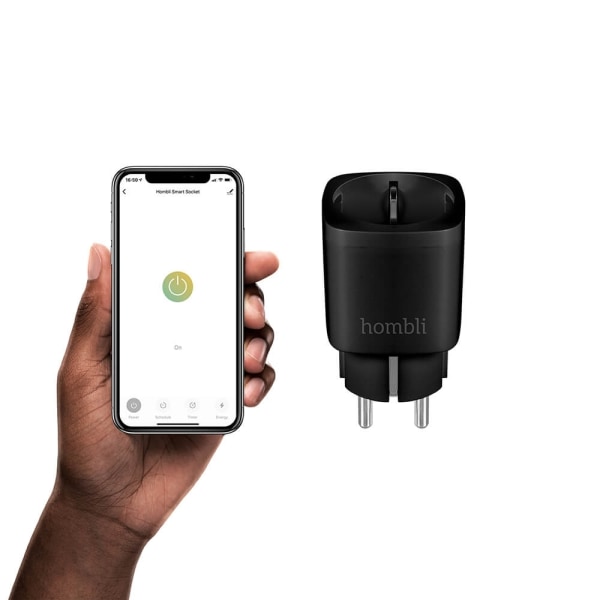 Hombli EU Smart Plug Promo Pack 2+1 Svart