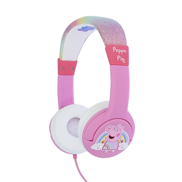 Peppa Pig Hörlur Junior On-Ear 85Db Prinsessan Peppa Rosa