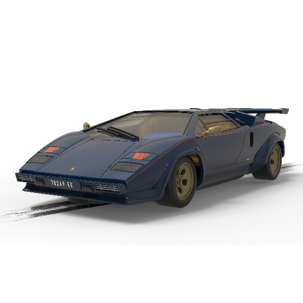 SCALEXTRIC Lamborghini Countach, Walter Wolf, Blue And Gold