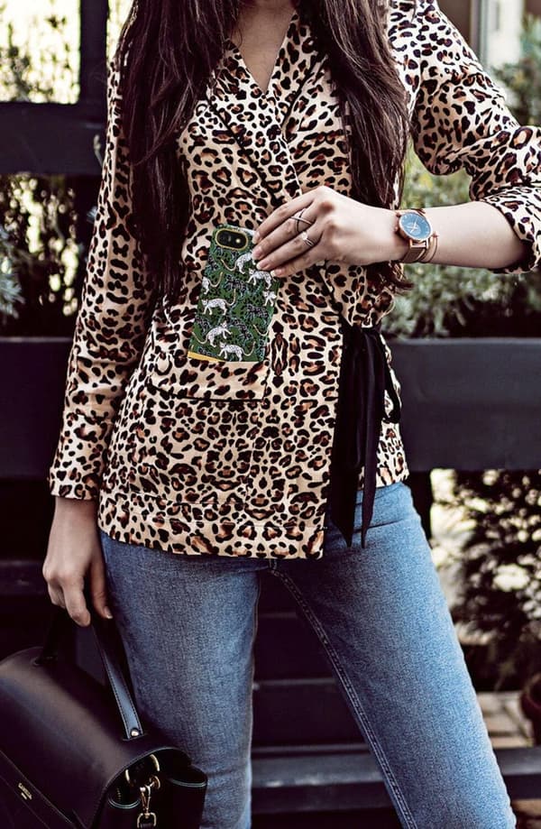 Richmond & Finch iPhone 7/8/SE2 Case, Green Leopard Grön