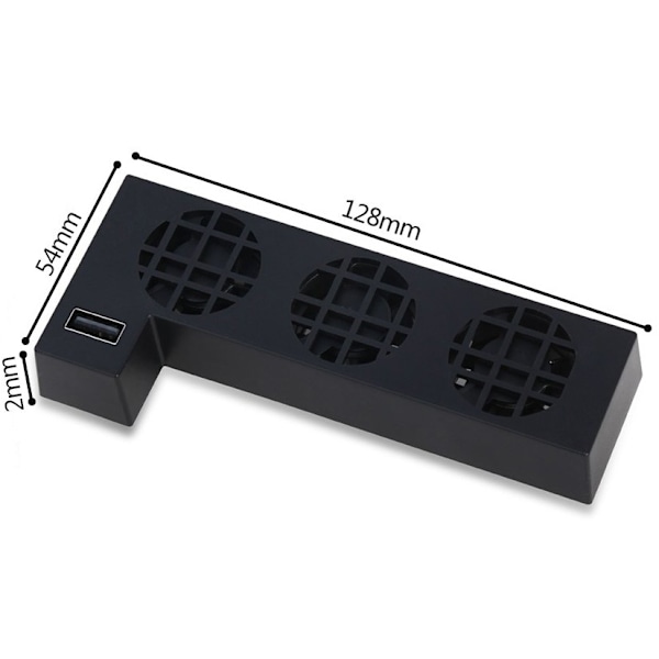 Extern Kylfläkt till Xbox One X, Svart