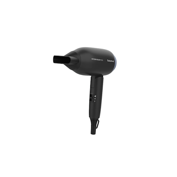 Taurus Hårtørrer 1400W Studio Glow 1500 Foldbar Sort