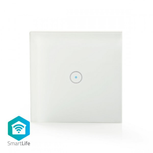 Nedis Smartlife strömbrytare | Wi-Fi | Väggfäste | 86 mm x 86 mm