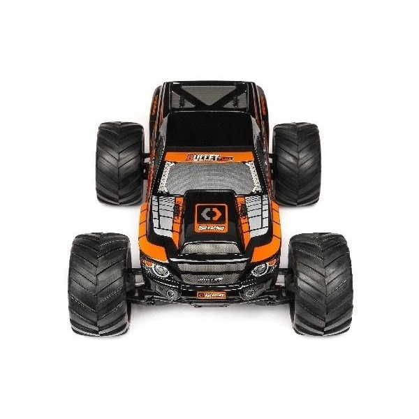 HPI Trimmed And Painted Bullet Flux Mt Body (Black)