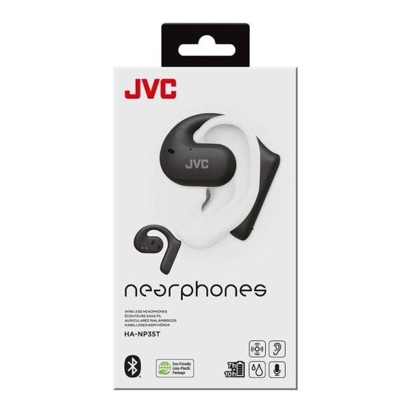 JVC Nearphone True Wireless Svart HA-NP35T-B-U Svart