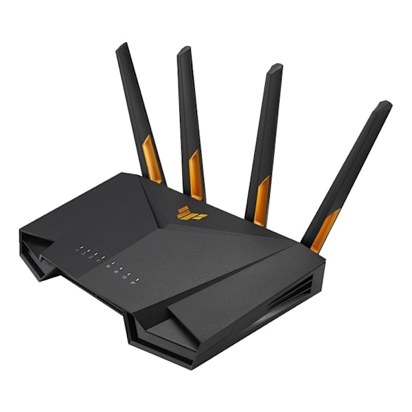 Asus TUF Gaming AX3000 V2 Dual Band WiFi 6 Gaming Router, svart/orange Svart, Orange
