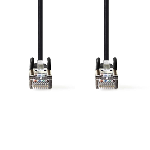 Nedis CAT5e netværkskabel | SF/UTP | RJ45 Han | RJ45 Han | 20.0 m | Runde | PVC | Sort | Konvolut