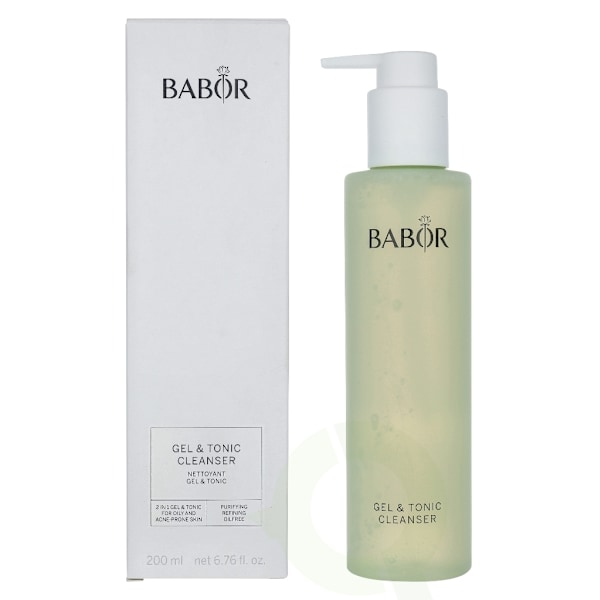 Babor Cleansing 2 in 1 Gel & Tonic Cleanser 200 ml For Oily And Acne-Prone Skin