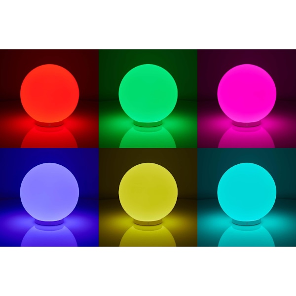Nedis SmartLife-tunnelmalamppu | Wi-Fi | Pyöreä | | 360 lm | Lämpimästä kylmään valkoiseen / RGB | 2700 - 6500 K | 5 W | Lasi | 1 kpl
