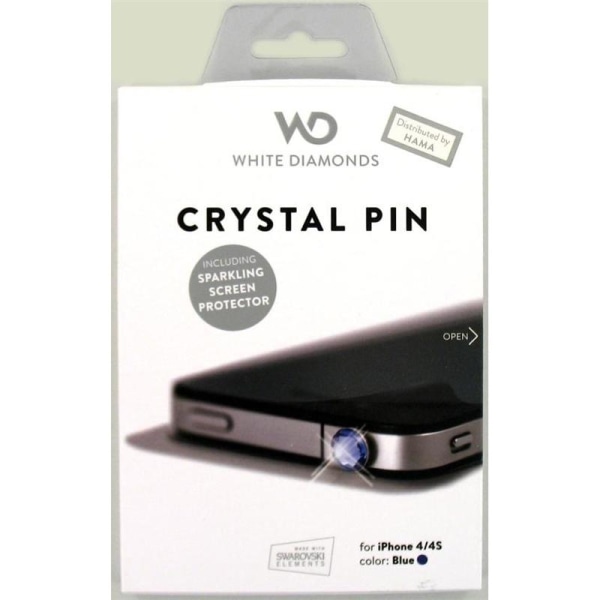 WD 3,5mm-pin inkl iPhone 4/4s glitterskärmskydd (4000PIN44)