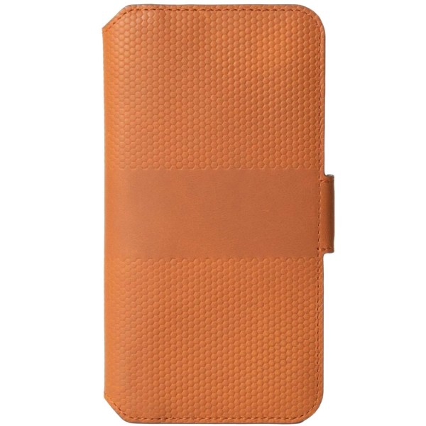 Krusell Leather Phone Wallet Galaxy S22 Cognac Orange