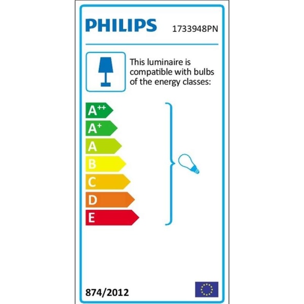 Philips Trowel Vägglampa Alu 230V