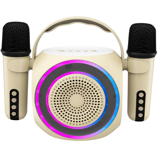 Celly Partymic2 Trådlös högtalare RGB + 2 trådl. mikrofoner