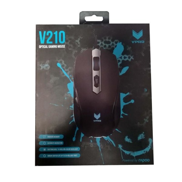 VPRO Mouse Gaming V210 Optinen Musta