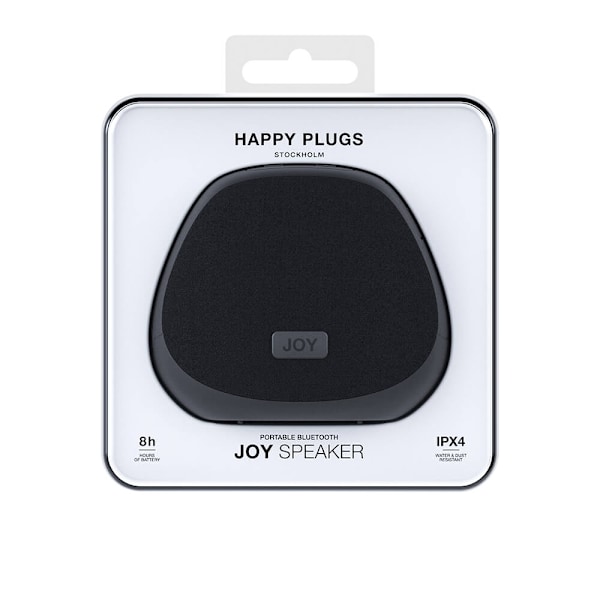 Happy Plugs Kaiutin Joy Musta