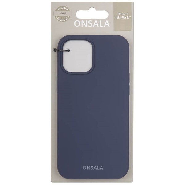 ONSALA Mobilcover Silikone Cobalt Blue - iPhone 12 Pro Max Blå