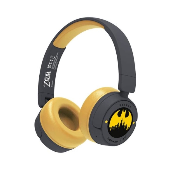BATMAN Headphone On-Ear Junior Wireless 85dB/95dB Sharing Aux Svart