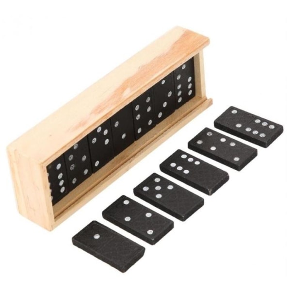 Dominospel i träask