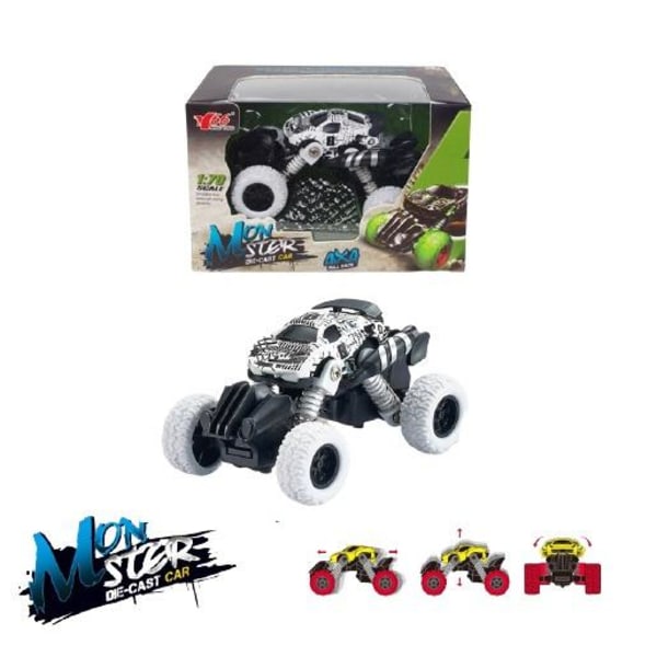 Mini Monstertruck 4x4 1:70, Vit Vit