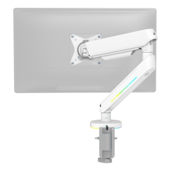 deltaco_gaming WA95 Premium Gaming single monitor arm RGB light white