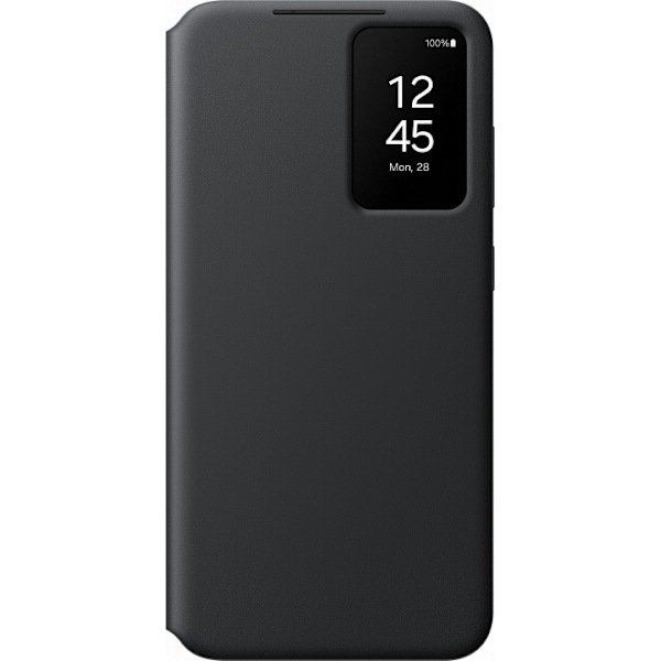 Samsung Galaxy S24+ Clear View Wallet Cover -suojakotelo, musta Svart