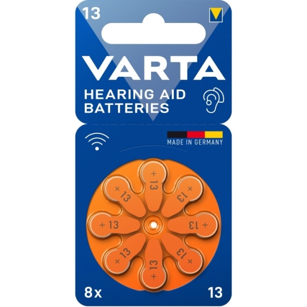 Varta Hörapparatsbatteri 13 / A13 / PR48 8-pack