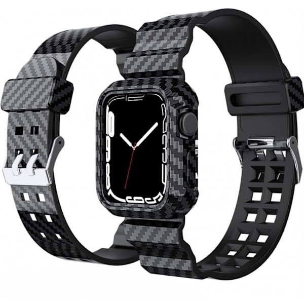 Vaihtohihna Apple Watch 42/44/45mm, Musta