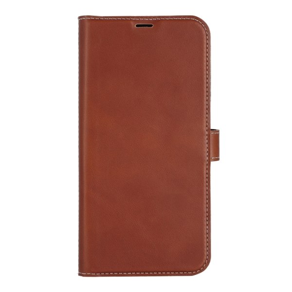 Essentials iPhone 14 Plus Læderpung, aftagelig, brun Brun