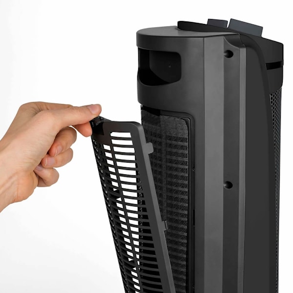 BLACK+DECKER Keramisk Varmeblæser Tårn 2000W Sort