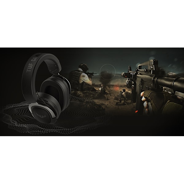 Asus TUF Gaming H3 - spelhörlurar, färg svart
