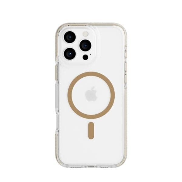 Evo Tech21 - Evo Crystal - Skydd - iPhone 16 Pro Max - Crystal MagSafe - Guld Transparent