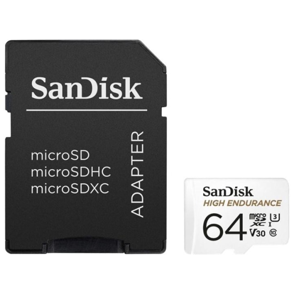Sandisk Minneskort MicroSDXC 64GB För Bilkamera/Videmonitor med