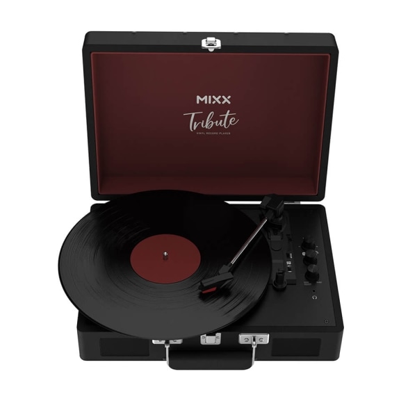 MIXX Vinyl Record Player Tribute Stereo Black