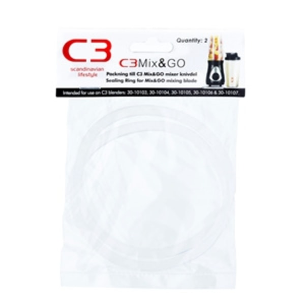 C3 *Extra Silikonpackningar Mix&GO Blender 2-pack