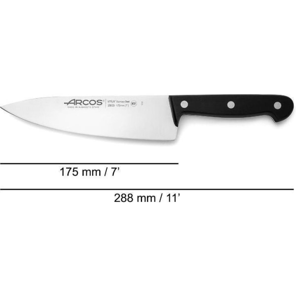 ARCOS kockkniv, 17,5 cm