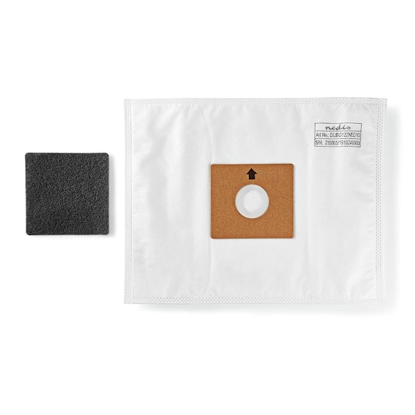 Nedis Pölypussi | 10 kpl | Mikrokuitu | Eniten myyty: Nedis® VCBG500 / VCBG550-Series | Valkoinen