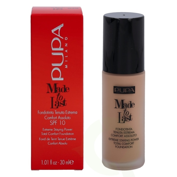 Pupa Milano Pupa Made To Last Total Comfort Foundation SPF10 30 ml #040 Medium Beige